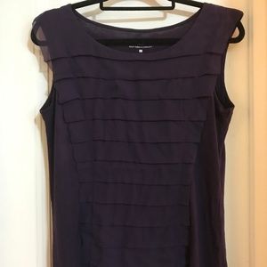 NY&C  - Plum Short Sleeveless Shirt - Size M
